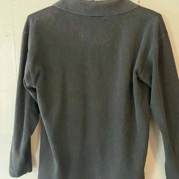 Bogari Studios Mens Size XL Faded Black Long Sleeve Pullover Sweater - Picture 2 of 3
